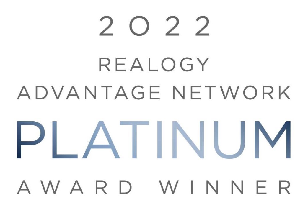2022 Realogy Platinum Relocation Award